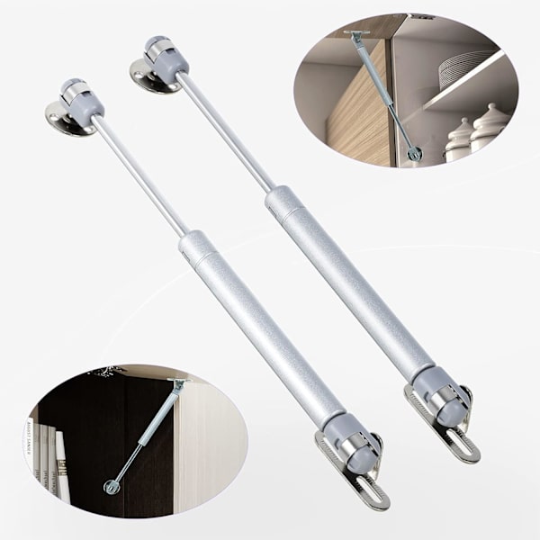 2 stk. gasfjedre 100N/10kg 270mm skabsløft gasfjeder møbelstempel dæmper støtte originalt skab baffel soft close hængsel gasfjeder