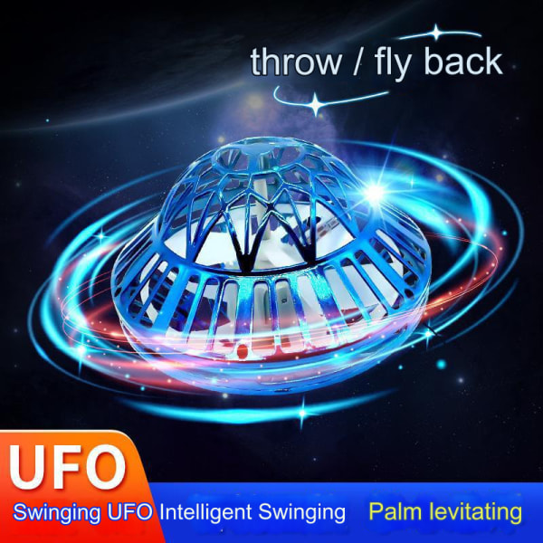 UFO-snurrkula, magic snurrande levitationsboll, magic boll, fingertoppsgyro, flygande tefat, nytt och unikt flygplan