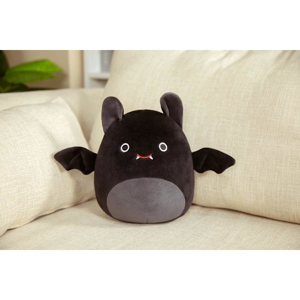 Fladdermus Leksak 12 tum Squishmallows Stor Djur Plyschdocka, Gosedjur, (Svart, 30 cm)