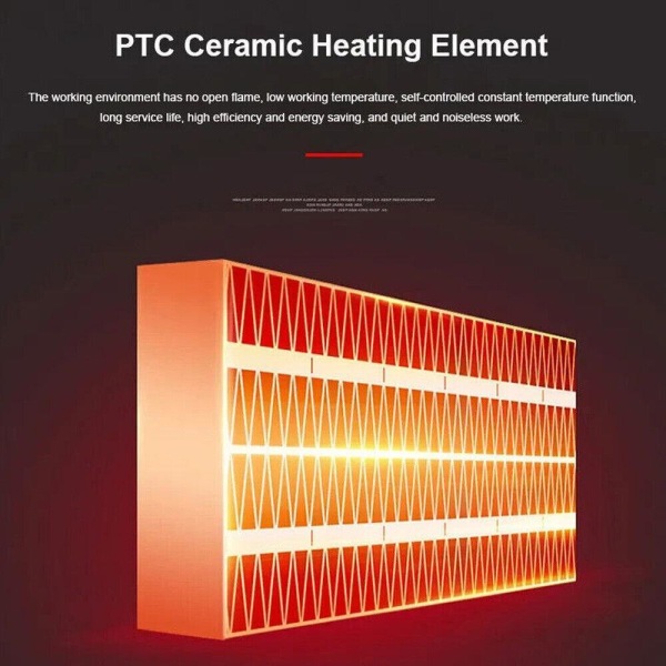 Plug-in värmare Keramisk elektrisk väggvärmare Energisparande Omedelbar värmetimer