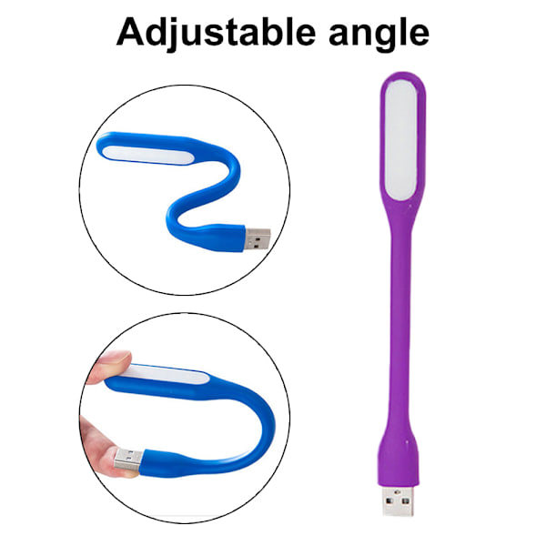 Joustava Mini USB LED-lamppu kannettavalle tietokoneelle, näppäimistölle, varavirtalähteelle