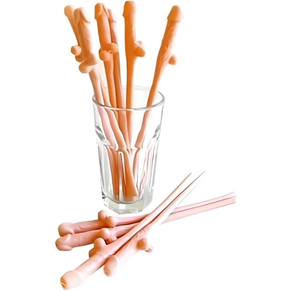 50ST Möhippatillbehör Willy Straws,Festtjejer Night Out Accessoarer Sugrör, Roliga dricksugrör,Festfavoriter, Bachelorette Party sugrör,