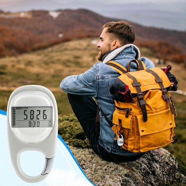 Pedometer, Stegräknare med Minnesfunktion, Daglig Övervakning