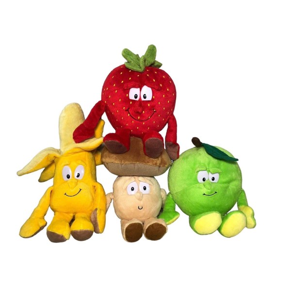 PELUCHE SERIES COMPLETA Vitamini Plysj Frutta jordgubbe