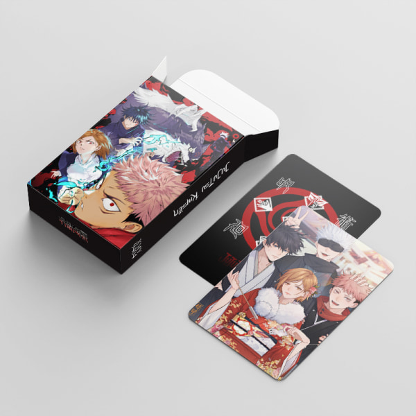 En æske med 60 ark Animation lille kort magi tilbage til kampen dobbeltsidet LOMO kort i æske lykønskningskort lille postkort anime HD fotokort B
