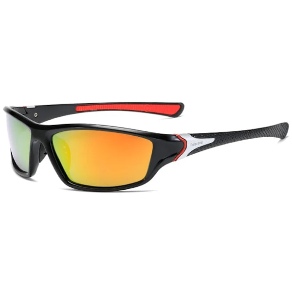 Fotokromatiska Cykelglasögon Herr Solglasögon Dam Road Bike Glasögon Polariserade för Cykling Sportglas Cykelglasögon Mtb BLACK LEG RED LEN