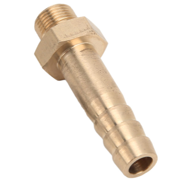 Gasoltankadapter i aluminiumlegering 10 mm ventilmonteringsdele med to gummiringe til udendørs campinggrill 0.1