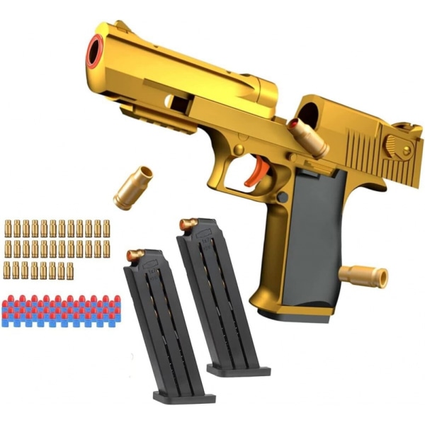 Soft Bullet Toy Foam Blasters Guns Pistol med Foam Pellet Shell Ejecting Gun