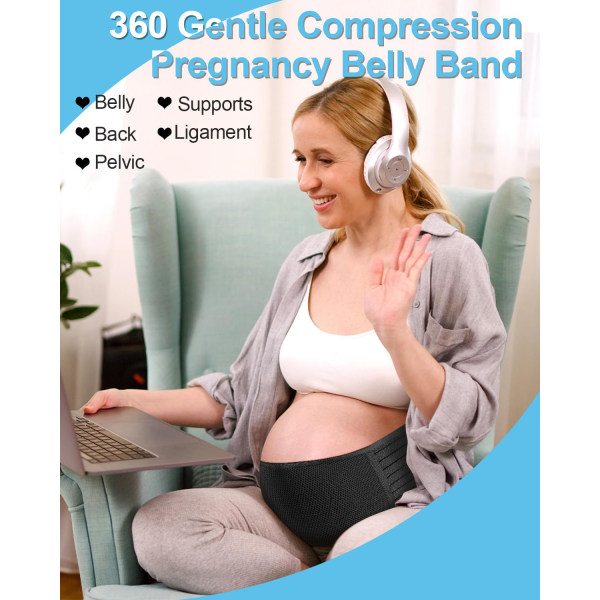 Magband för gravida kvinnor Graviditetsbälte Graviditet Magband - Graviditet måste ha bäckenstödsband Magband - Relieve Ab color 115cm
