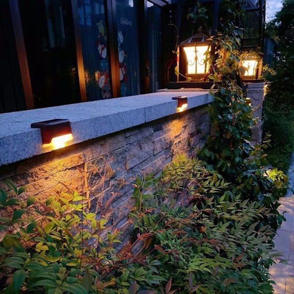 32 kpl aurinkokennovalaisimia ulkokäyttöön, vedenpitävät LED-aurinkokennovalaisimet portaille, aidoille, puutarhaan, patiolle ja kävelytielle 32 kpl 32pcs 32pcs