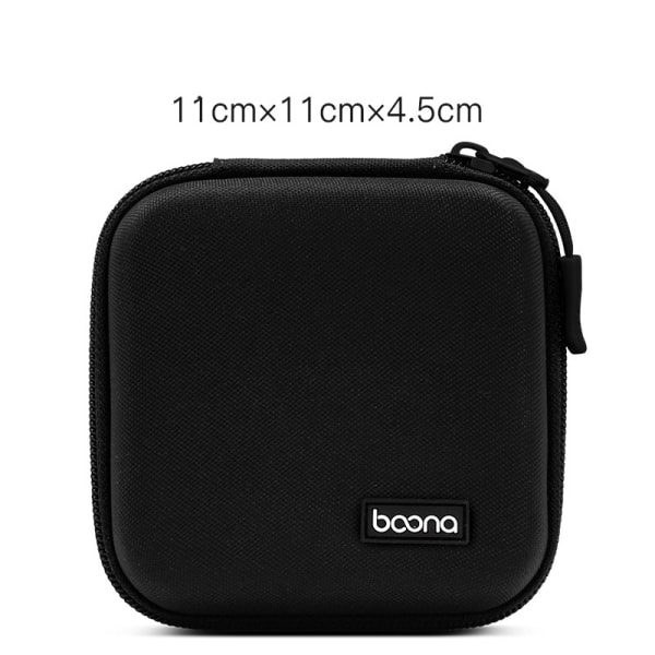 Baona laptop powertaske Macbook air/pro ladekabeladapter hovedtelefon datakabel opbevaring black