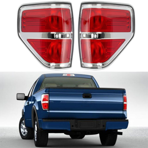 Vänster+höger bakljus bakljus Bromsljus för 2009-2014 Ford F150 F-150 Pickup