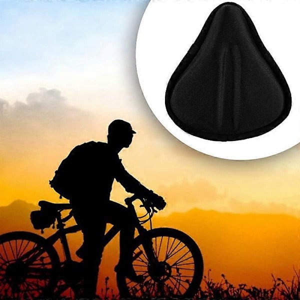 Cykelsadelskydd Stor Storlek Mjuk Bred Träningscykelkudde Skydd för Landsvägscykel