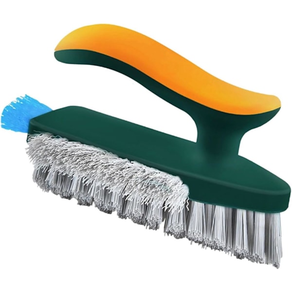 Ergonomic Crevice Cleaning Brush - Powerful Scrubber for Bathroom Tiles, Sinks and Cooktops