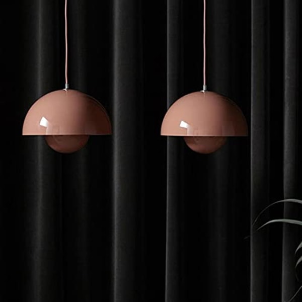 CraftThink LED pendelbelysning, kulformad insats Flushmount Light Modernism Metallupphängning Hänglampa för vardagsrum Sovrum Matsal R Grön 10 tum