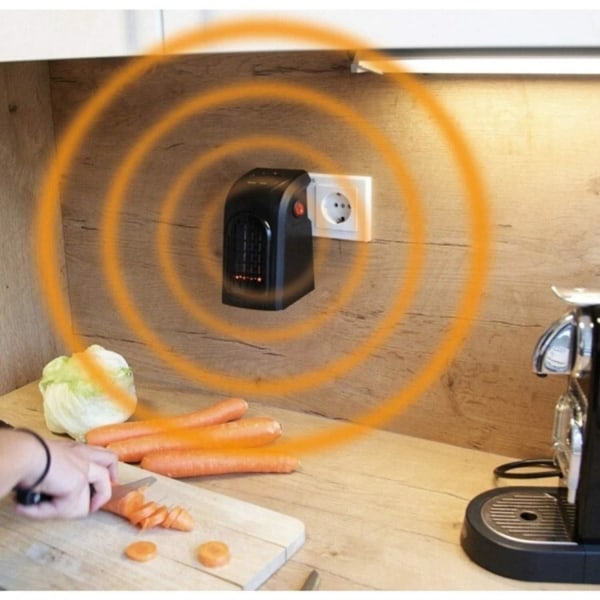 Plugg inn varmeapparat Keramisk elektrisk veggvarmer Energisparende Øyeblikkelig varmetimer