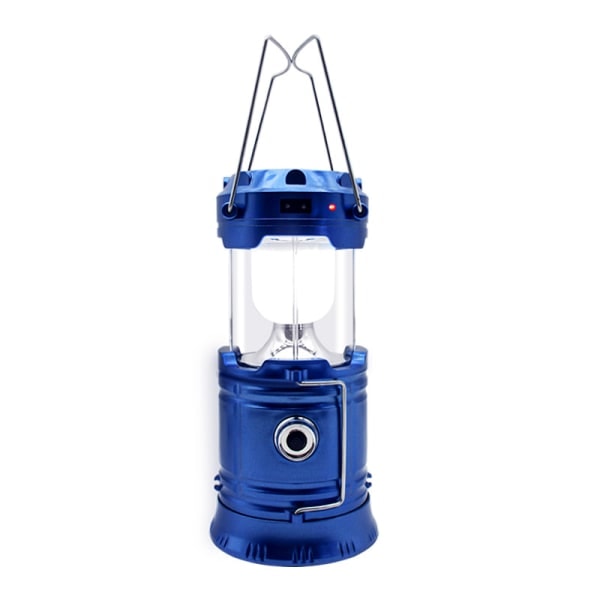 Solcellelampe Campinglampe Teltbelysning med USB-port Lykt