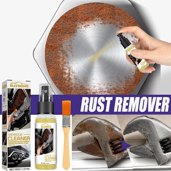 Kraftig rustfjerner spray, rustfjerner spray til biler, rustomformer spray til bilchassis, rustfjerner til metal, rustbehandling til biler