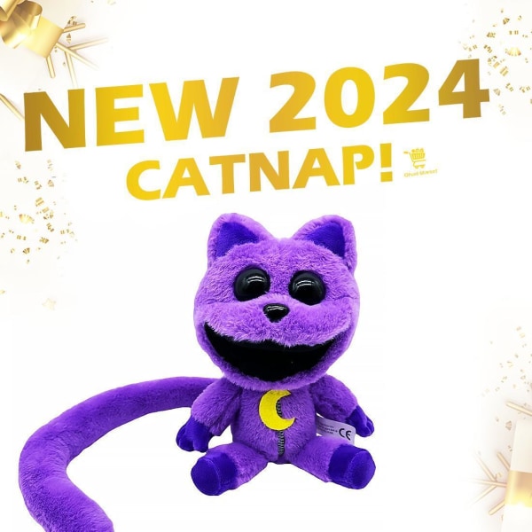 Ny 2024 Leende Critters Catnap Figur Plyschdocka Hoppy Hopscotch presentleksak