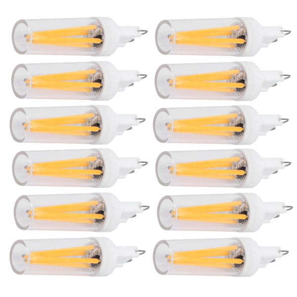 10 st G9 3W glödlampor för hushållsvägglampa taklampa AC 110V (varmvit) 0.2