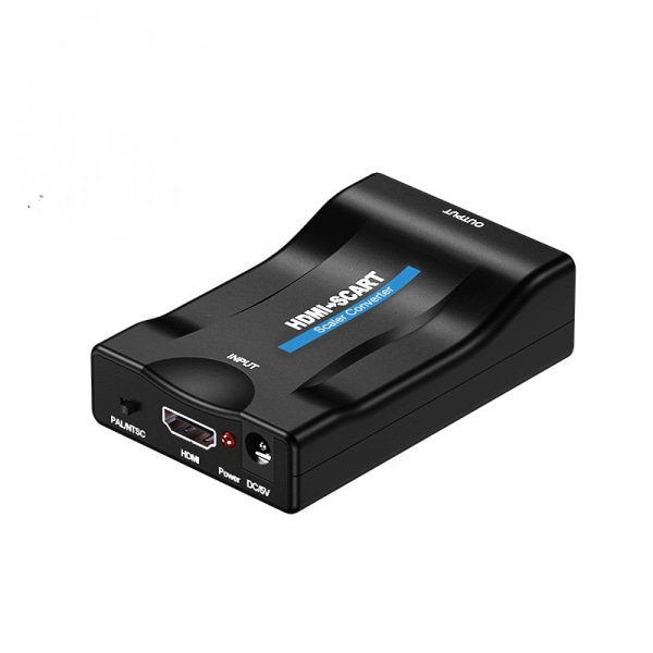 Scart til HDMI-omformer Black