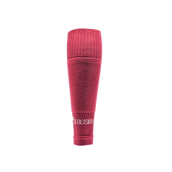 Precision Pro Kompressionsstrumpor för barn/ungdomar utan fot 12 UK C Vinröd Maroon 12 UK Child-6 UK