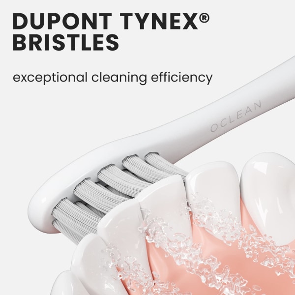 10 udskiftningshoveder til elektriske tandbørster til Oclean Pink grå