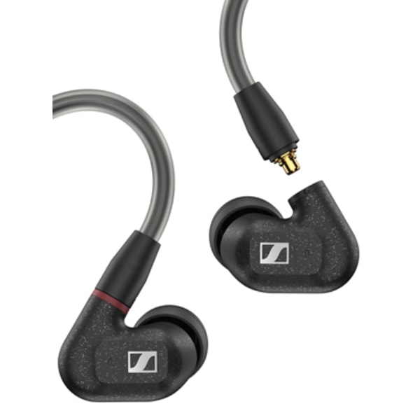 Sennheiser Consumer Audio IE 300 in-ear Audiophile hörlurar - ljudisolering med XWB-omvandlare för balanserat ljud, löstagbar kabel med flex Svart