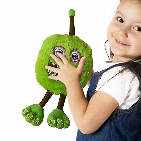 Monster Plyschleksak Baby Boy Girl Toy Barnfödelsedagspresent Barnjulklapp 30cm