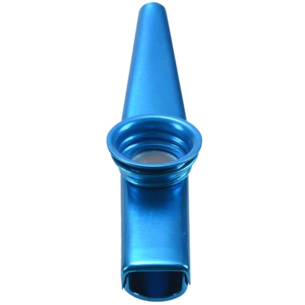 Set med 6 färger metall Kazoo Instrument Bra följeslagare för gitarr Ukulele Perfekt present till barn RödBlåGuldGrönLilaSilver