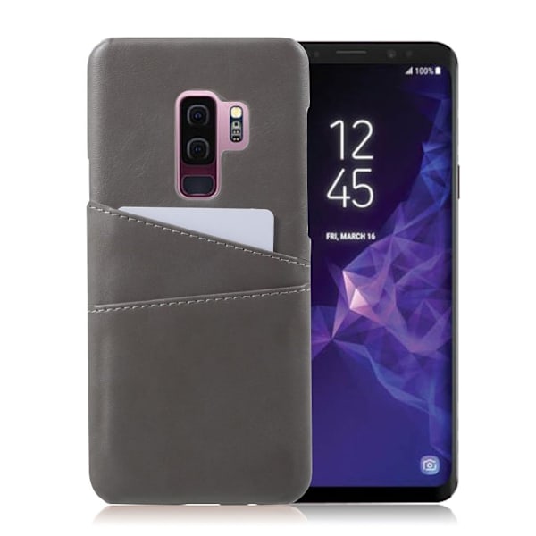 Samsung Galaxy S9 Plus design suojakuori - Harmaa Silver grey