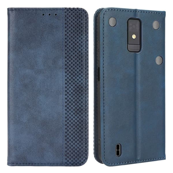 Bofink Vintage ZTE Blade A32 Læretui - Blå Blue