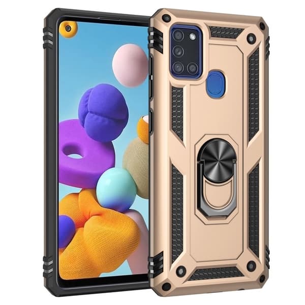Bofink Combat Samsung Galaxy A21s deksel - Gull Gold