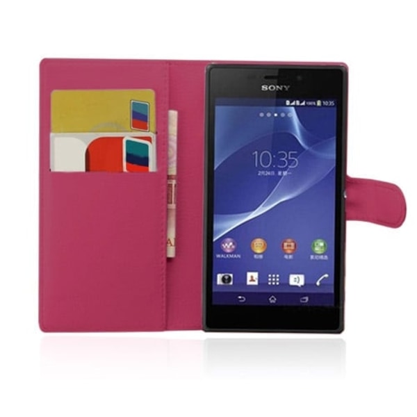 Jensen (Lyserød) Motorola Moto E Læder Flip Etui Pink