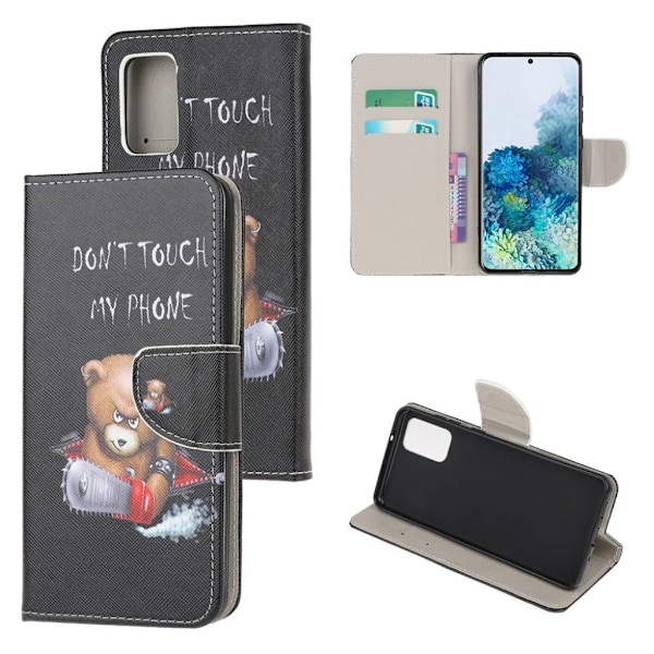 Wonderland Samsung Galaxy S20 etui – Vred Bjørn Multicolor
