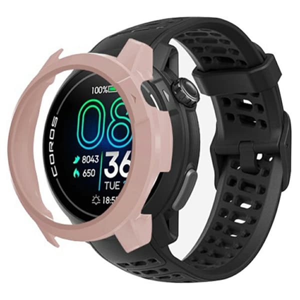 Coros Pace Pro Smartwatch Skyddsfodral Stöttålig Hard Cover - Rosa Rosa