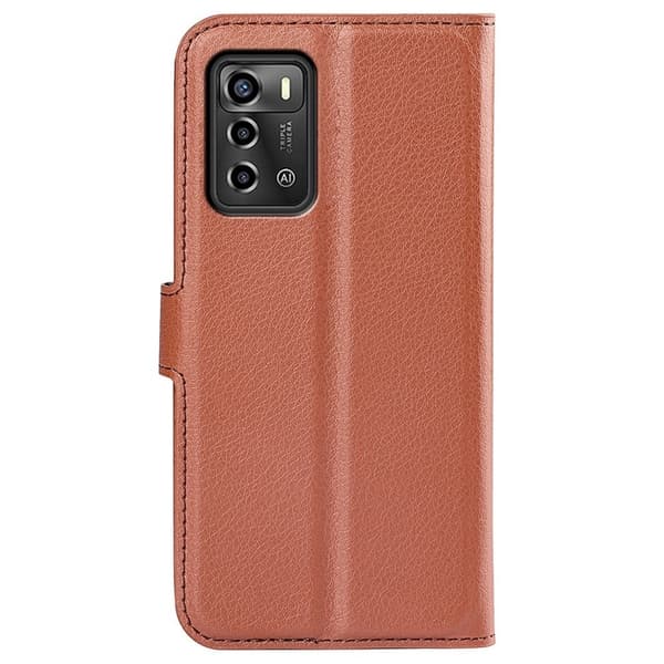 Classic ZTE Blade A72 Flippetui - Brun Brown