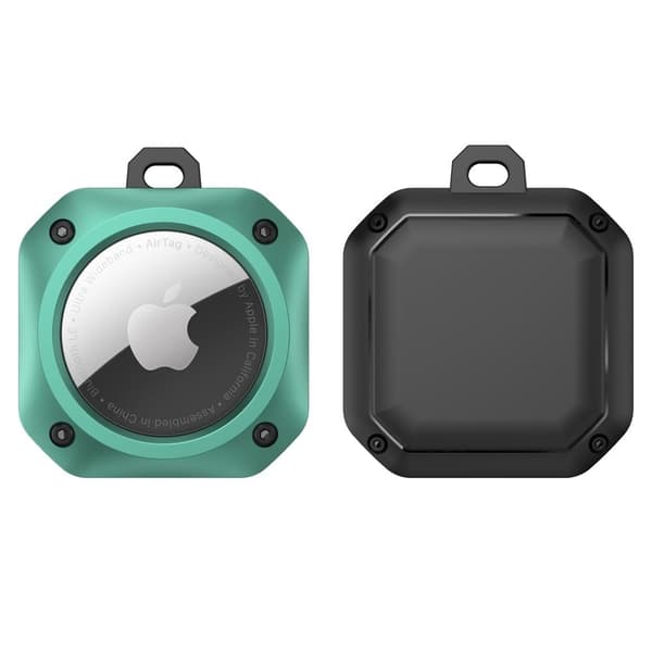 AirTags TPU-kansi avainrenkaalla - Vihreä Green