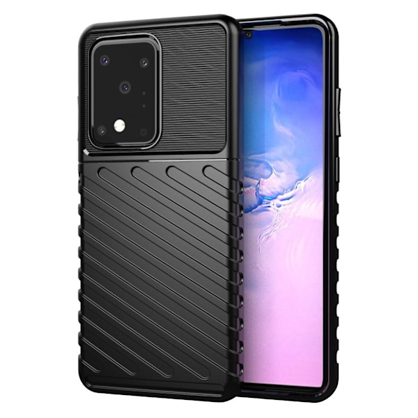 Thunder Samsung Galaxy S20 Ultra etui - Sort Black
