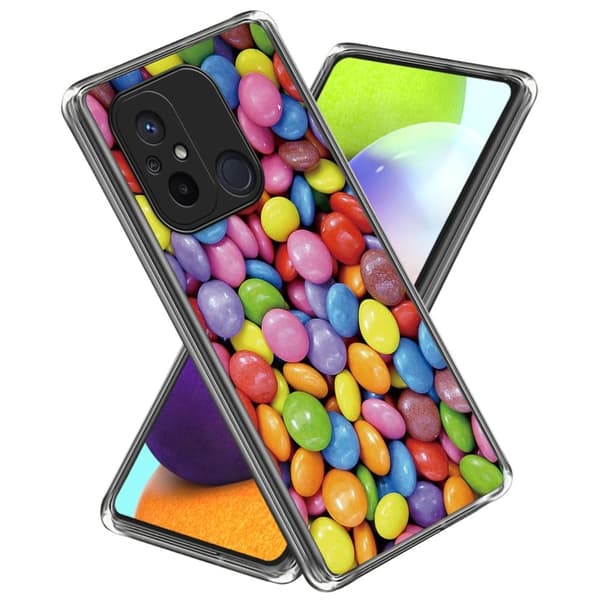 Deco Xiaomi Redmi 12C skal - Regnbågsgodis multifärg
