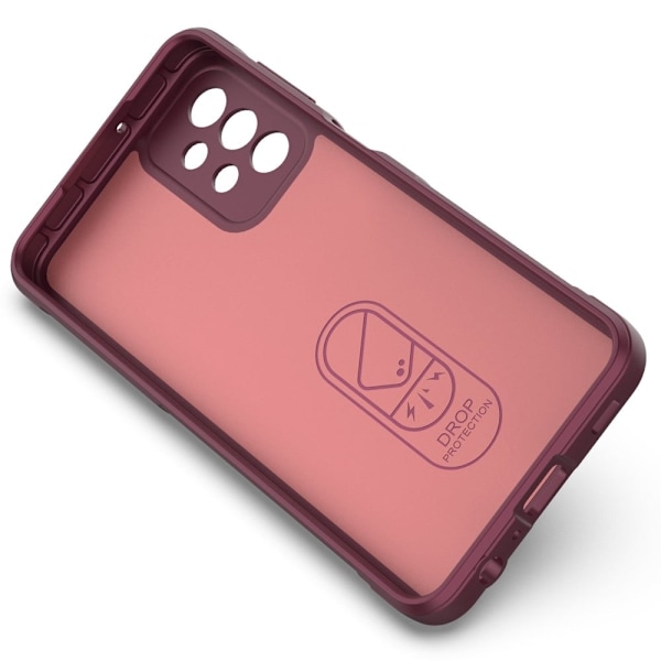 Pehmeä kahva muotoiltu kuori Samsung Galaxy M32 5G / Samsung Galaxy A32 5G - Viininpunainen Red