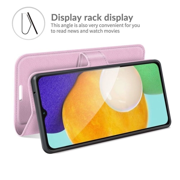 Classic Samsung Galaxy A13 5G Flip Suojakotelo - Pinkki Pink