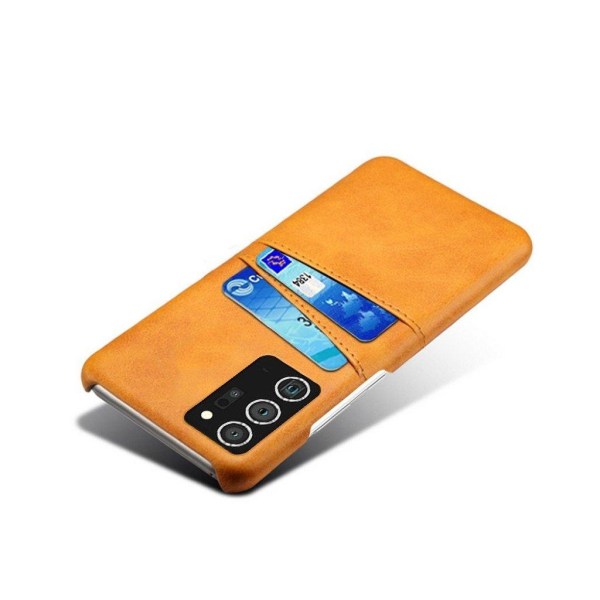 Dual Card kuoret - Samsung Galaxy Note 20 - Oranssi Orange
