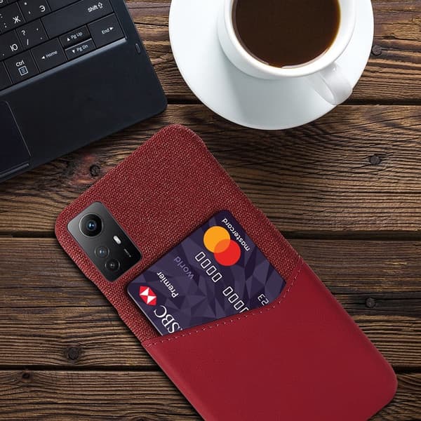 Bofink Xiaomi Redmi Note 12s Kort Cover - Rød Red