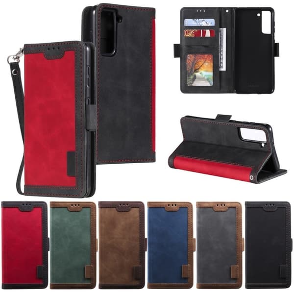 Surburbian Samsung Galaxy S21 Plus flip etui - rød Red