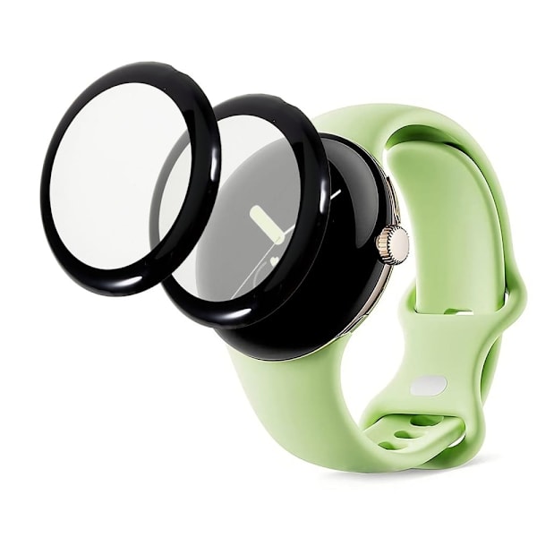 2Pcs Google Pixel Watch HD näytönsuojain Transparent