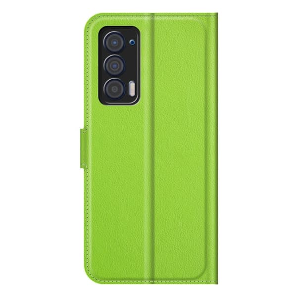 Classic Motorola Edge (2021) Flip Etui - Grøn Green