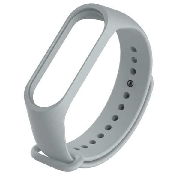 Xiaomi Mi Smart Band 4 silikone Urrem - Grå Silver grey