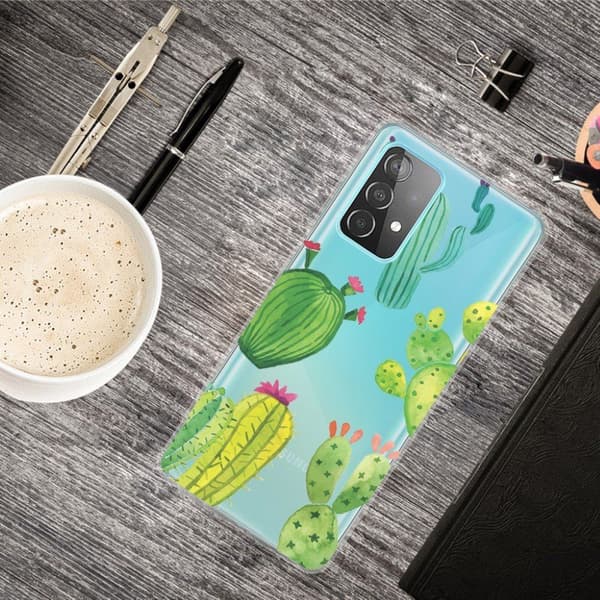 Deco Samsung Galaxy A32 5G kotelot - Kaktus Green