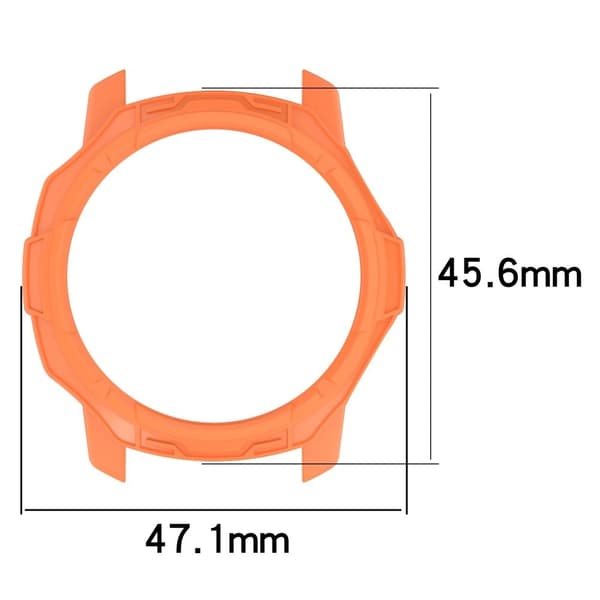 Coros Pace 3 Bumpresistent Flexible Watch Case Hollow Protective Frame - Starlight Farve White